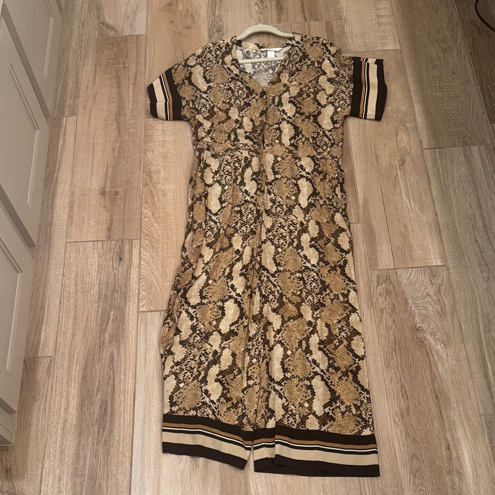 H&M Snake Print Romper